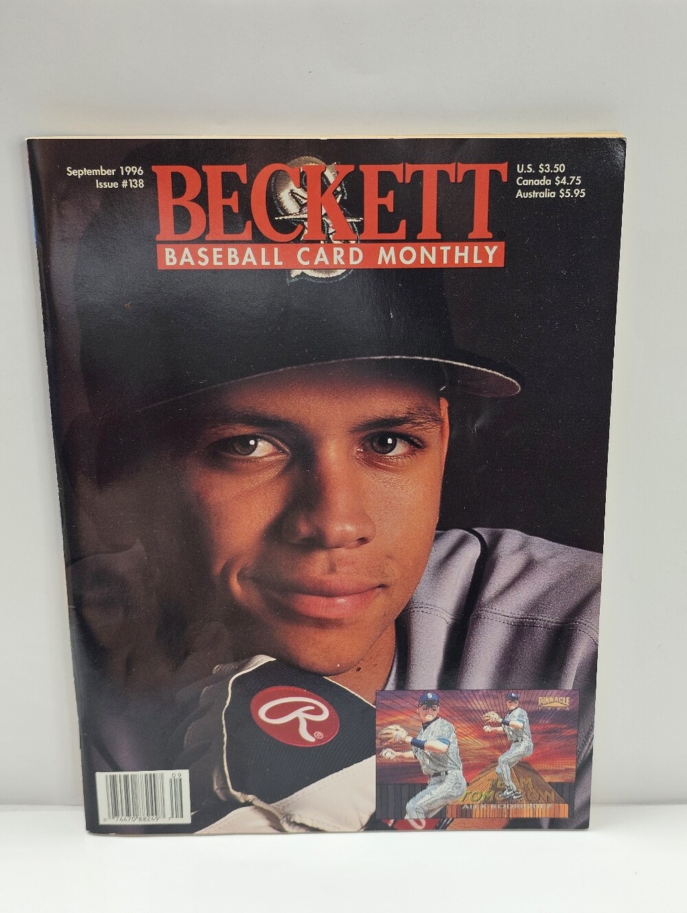 1996 Beckett Baseball Card Monthly Magazine #138 Alex Rodriguez Seattle Mariners